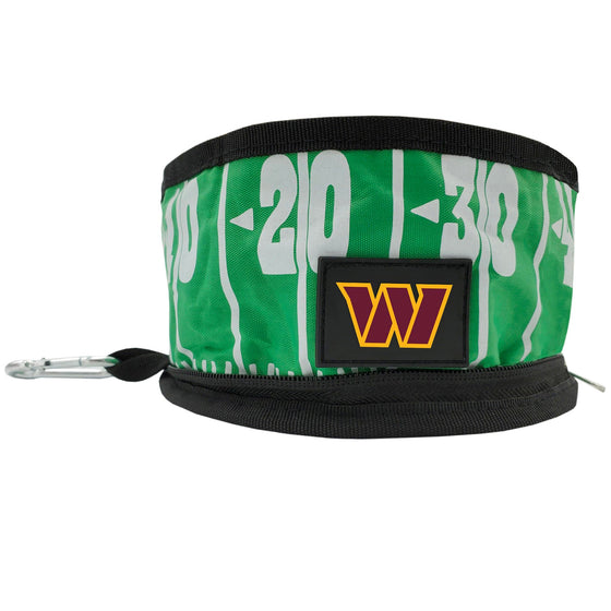 Washington Commanders Collapsible Pet Bowl - 757 Sports Collectibles