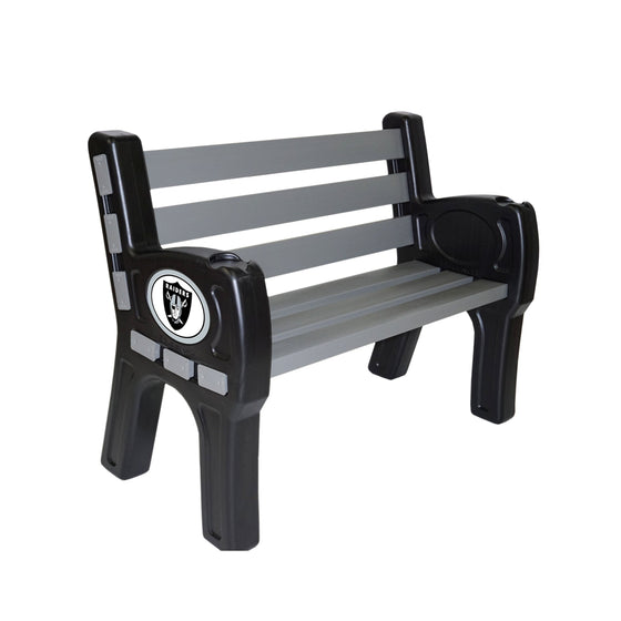 Las Vegas Raiders Park Bench