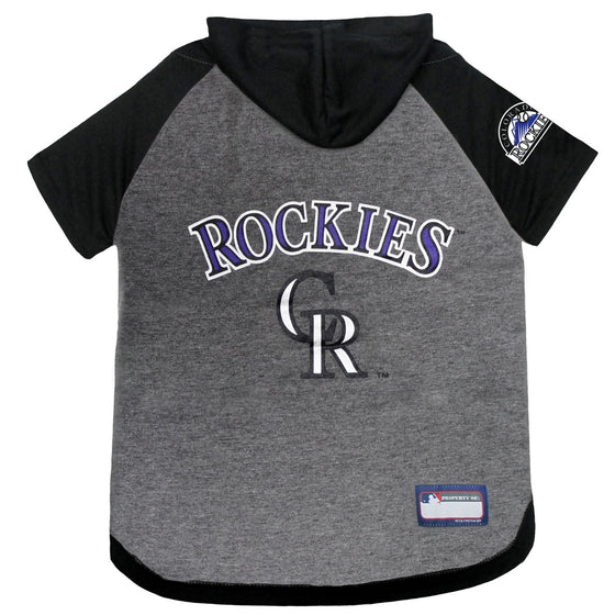 Colorado Rockies Hoodie Tee Shirt - by Pets First