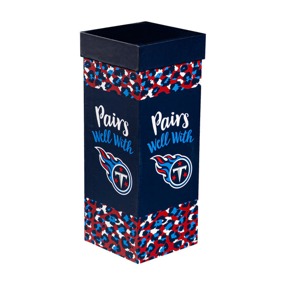 Tennessee Titans Glass 17oz Wine Stemmed Boxed - 757 Sports Collectibles