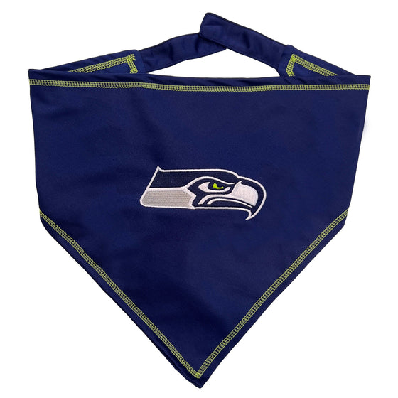 Seattle Seahawks Tie Around Bandana Pets First