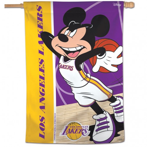 Lakers Disney 2-sided Garden Flag