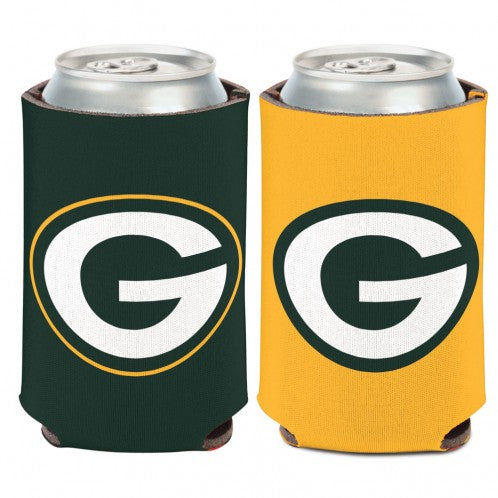 NFL 2 Sided Can Cooler Green Bay Packers Logo