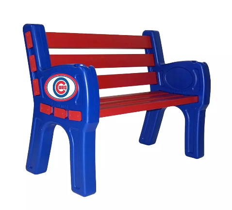 Imperial Chicago Cubs Park Bench