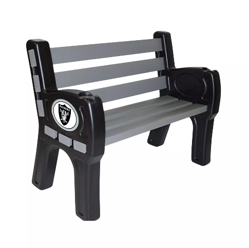 Imperial Oakland Raiders Park Bench