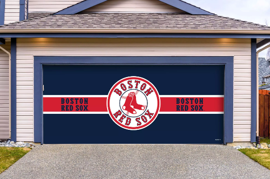 Imperial Boston Red Sox Double Garage Door Cover