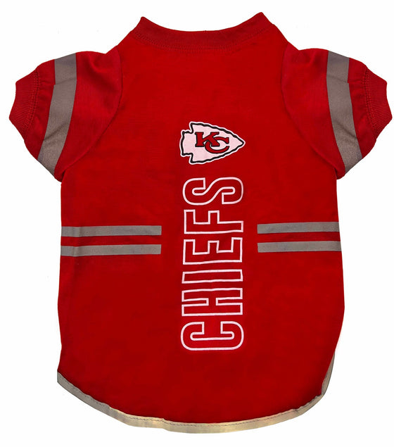 Kansas City Chiefs Dog Reflective Tee Shirt Pets First