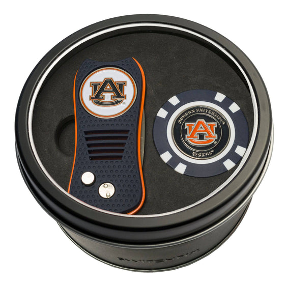 Auburn Tigers Tin Set - Switchfix, Golf Chip - 757 Sports Collectibles