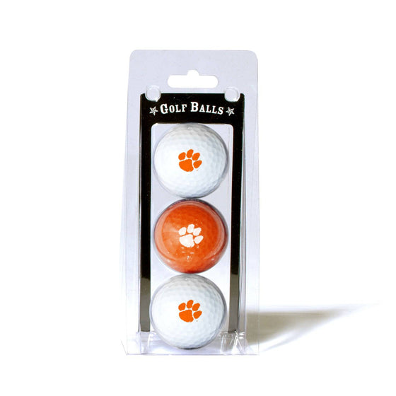 Clemson Tigers 3 Golf Ball Pack - 757 Sports Collectibles