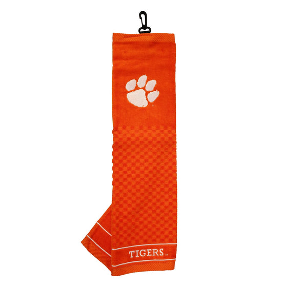 Clemson Tigers Embroidered Golf Towel - 757 Sports Collectibles