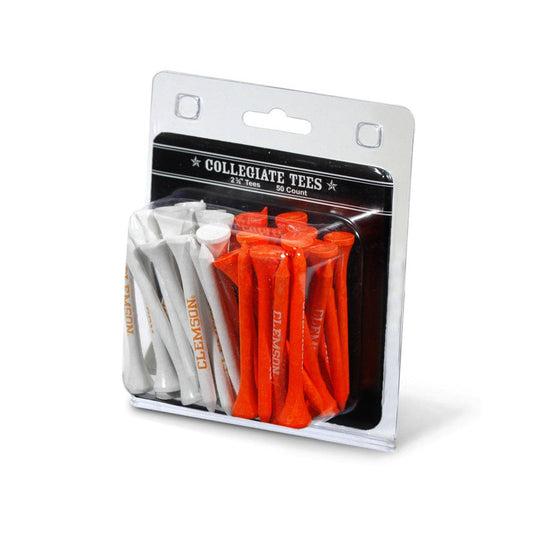 Clemson Tigers Pack Of 50 Golf Tees - 757 Sports Collectibles