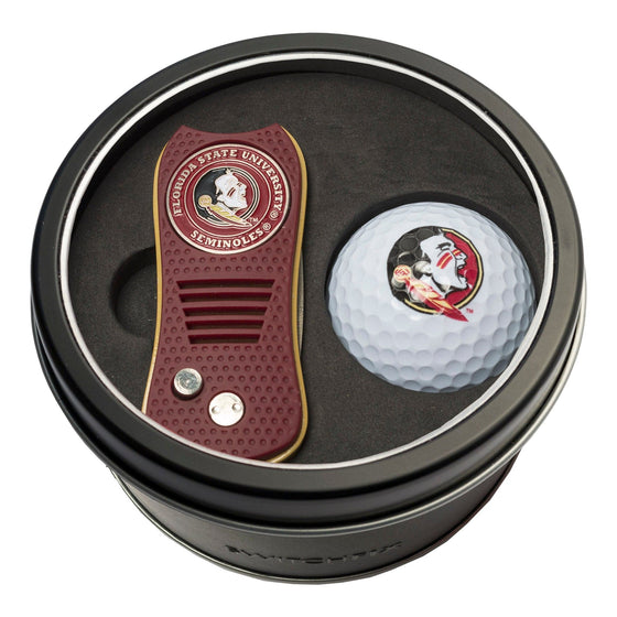 Florida State Seminoles Tin Set - Switchfix, Golf Ball - 757 Sports Collectibles