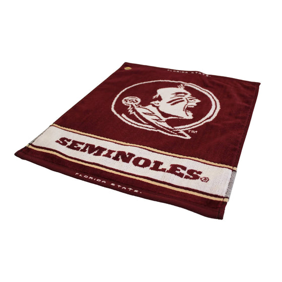 Florida State Seminoles Jacquard Woven Golf Towel - 757 Sports Collectibles