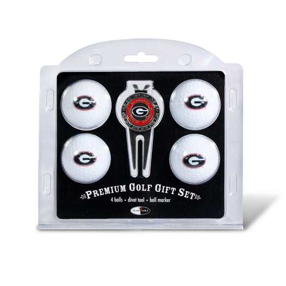 Georgia Bulldogs 4 Golf Ball And Divot Tool Set - 757 Sports Collectibles