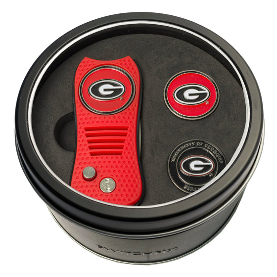 Georgia Bulldogs Tin Set - Switchfix, 2 Markers - 757 Sports Collectibles