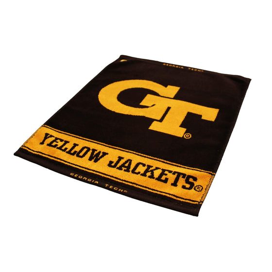 Georgia Tech Yellow Jackets Jacquard Woven Golf Towel - 757 Sports Collectibles