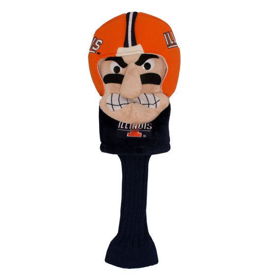 Illinois Fighting Illini Mascot Head Cover - 757 Sports Collectibles