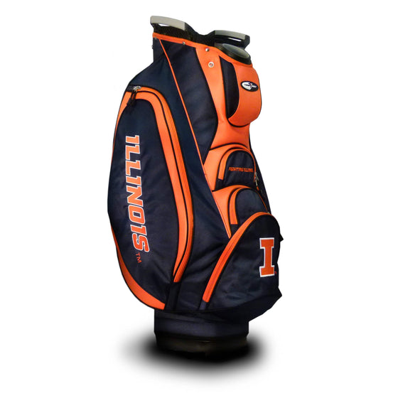 Illinois Fighting Illini Victory Golf Cart Bag - 757 Sports Collectibles