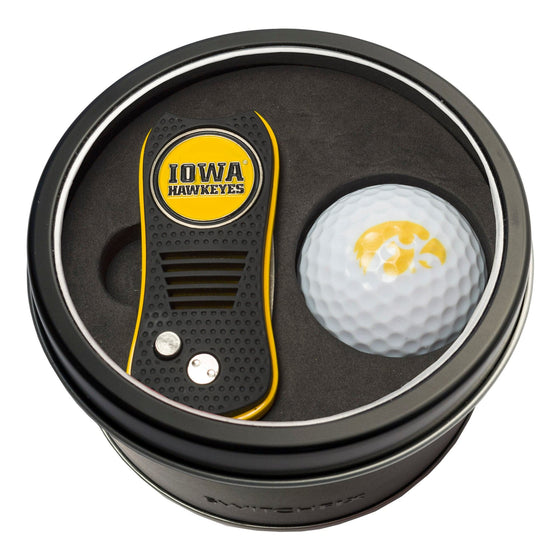 Iowa Hawkeyes Tin Set - Switchfix, Golf Ball - 757 Sports Collectibles