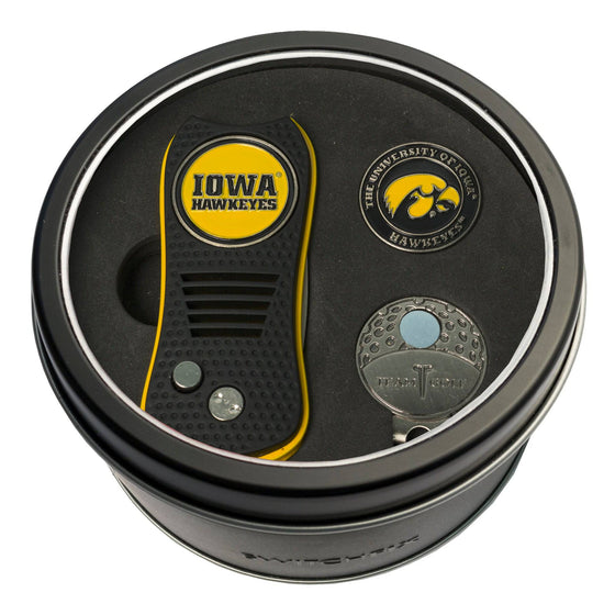 Iowa Hawkeyes Tin Set - Switchfix, Cap Clip, Marker - 757 Sports Collectibles