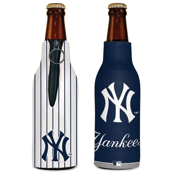 Wincraft Bottle Cooler Hugger w Zipper - NY Yankees