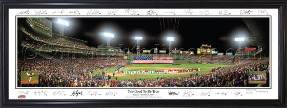 MA-216  Red Sox 2007 World Series Champions with signatures - 757 Sports Collectibles