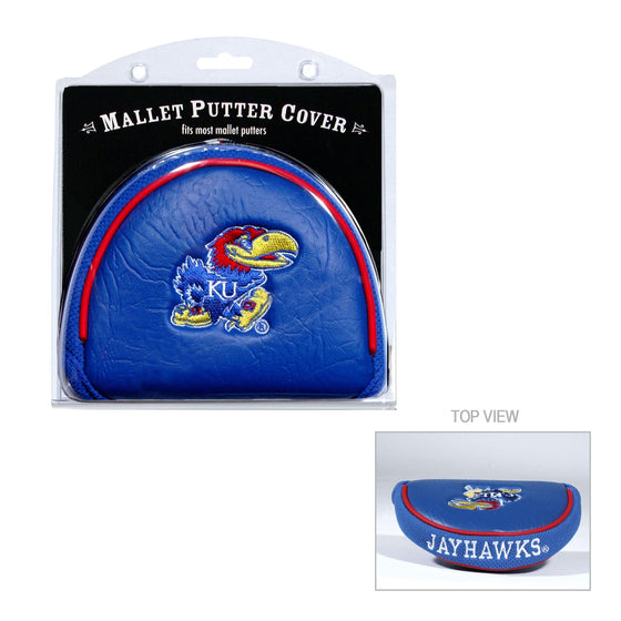 Kansas Jayhawks Golf Mallet Putter Cover - 757 Sports Collectibles