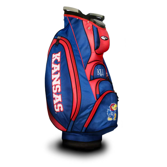 Kansas Jayhawks Victory Golf Cart Bag - 757 Sports Collectibles