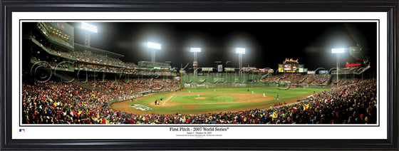 MA-217 Red Sox First Pitch 2007 World Series - 757 Sports Collectibles