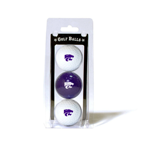 Kansas State Wildcats 3 Golf Ball Pack - 757 Sports Collectibles