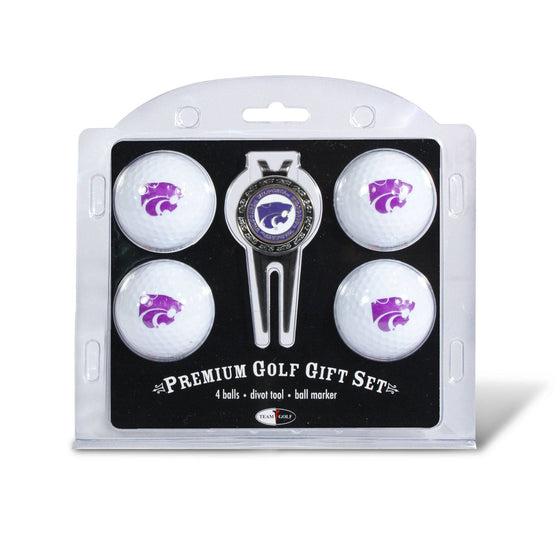 Kansas State Wildcats 4 Golf Ball And Divot Tool Set - 757 Sports Collectibles