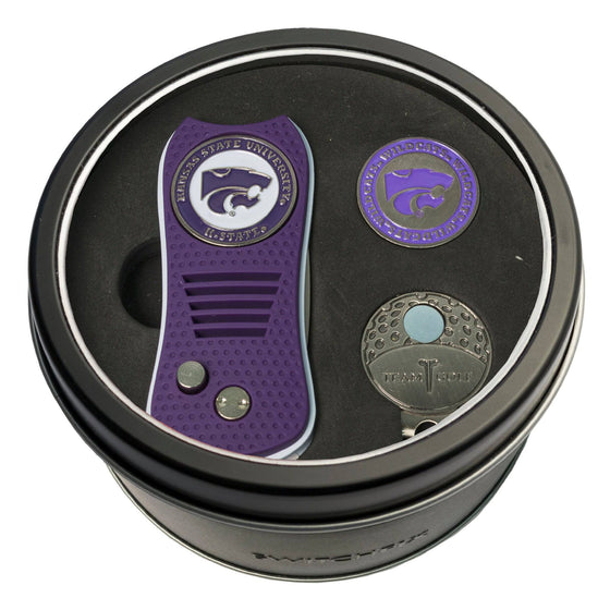 Kansas State Wildcats Tin Set - Switchfix, Cap Clip, Marker - 757 Sports Collectibles