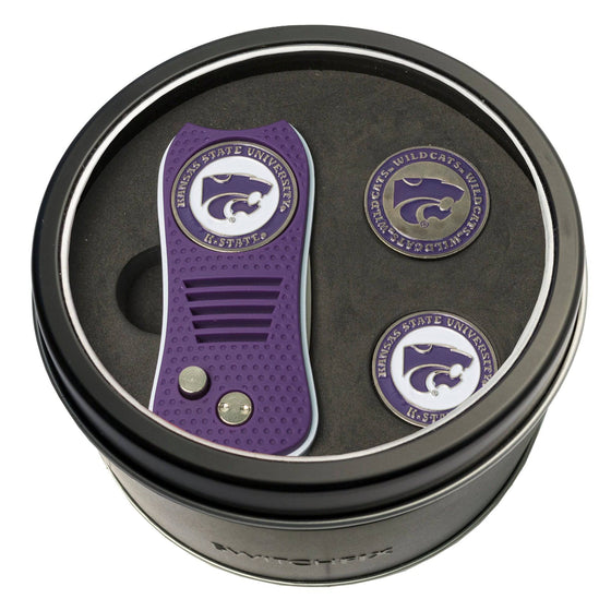 Kansas State Wildcats Tin Set - Switchfix, 2 Markers - 757 Sports Collectibles