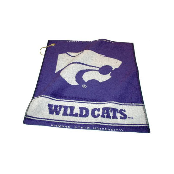 Kansas State Wildcats Jacquard Woven Golf Towel - 757 Sports Collectibles