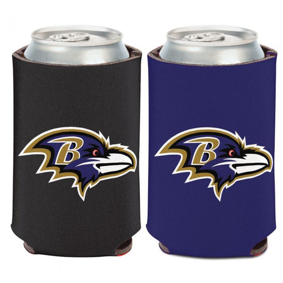 BALTIMORE RAVENS LOGO CAN COOLER 12 OZ.