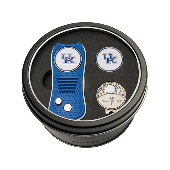 Kentucky Wildcats Tin Set - Switchfix, Cap Clip, Marker - 757 Sports Collectibles