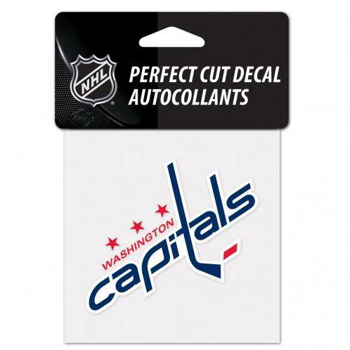 Washington Capitals Perfect Cut 4x4 Diecut Decal - 757 Sports Collectibles