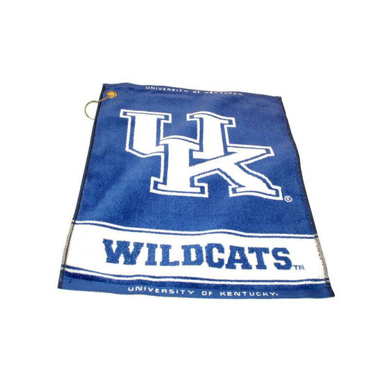 Kentucky Wildcats Jacquard Woven Golf Towel - 757 Sports Collectibles