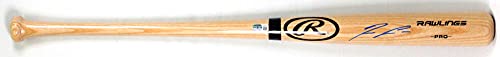 Ronald Acuna Autographed Pro Baseball blonde Bat - Beckett W Blue - 757 Sports Collectibles