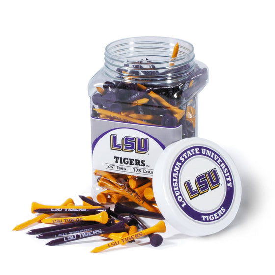 LSU Tigers Jar Of 175 Golf Tees - 757 Sports Collectibles