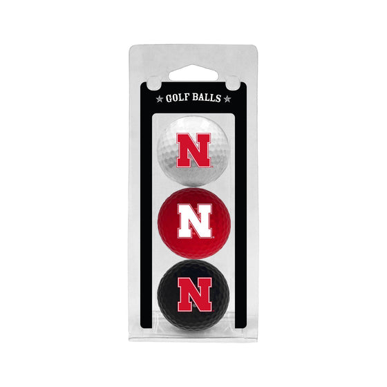 Nebraska Cornhuskers 3 Golf Ball Pack - 757 Sports Collectibles