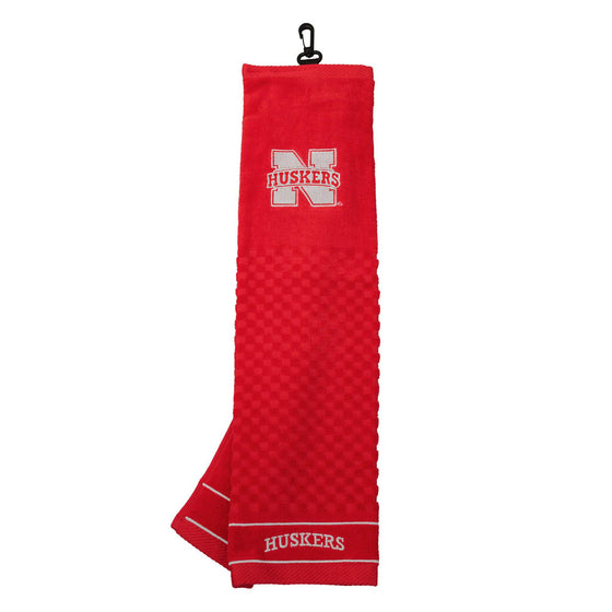 Nebraska Cornhuskers Embroidered Golf Towel - 757 Sports Collectibles