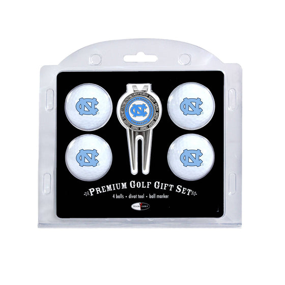 North Carolina Tar Heels 4 Golf Ball And Divot Tool Set - 757 Sports Collectibles