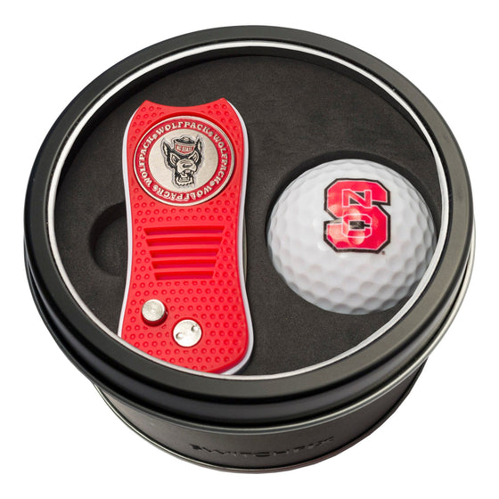 NC State Wolfpack Tin Set - Switchfix, Golf Ball - 757 Sports Collectibles