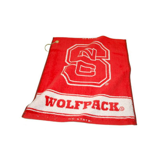 NC State Wolfpack Jacquard Woven Golf Towel - 757 Sports Collectibles