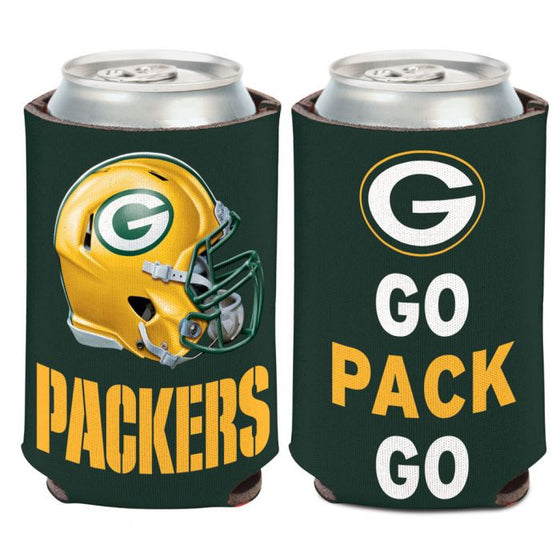 GREEN BAY PACKERS SLOGAN CAN COOLER 12 OZ.