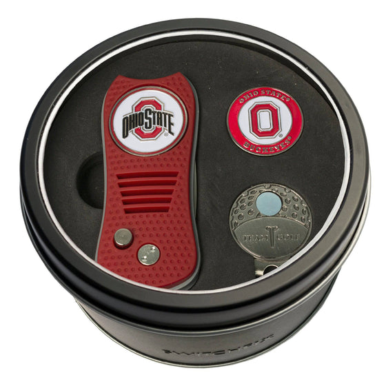 Ohio State Buckeyes Tin Set - Switchfix, Cap Clip, Marker - 757 Sports Collectibles