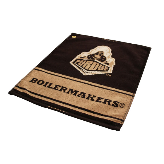 Purdue Boilermakers Jacquard Woven Golf Towel - 757 Sports Collectibles