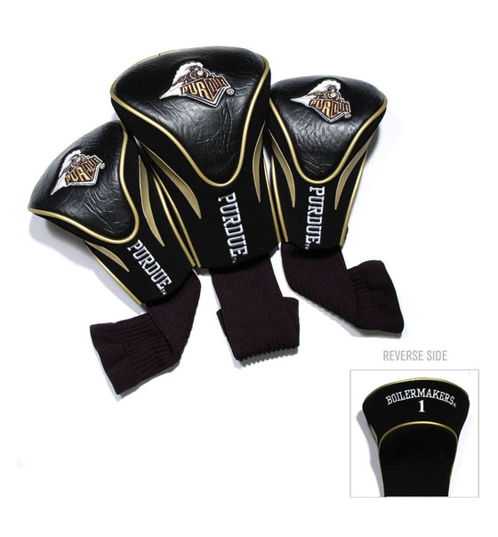 Purdue Boilermakers 3 Pack Contour Head Covers - 757 Sports Collectibles