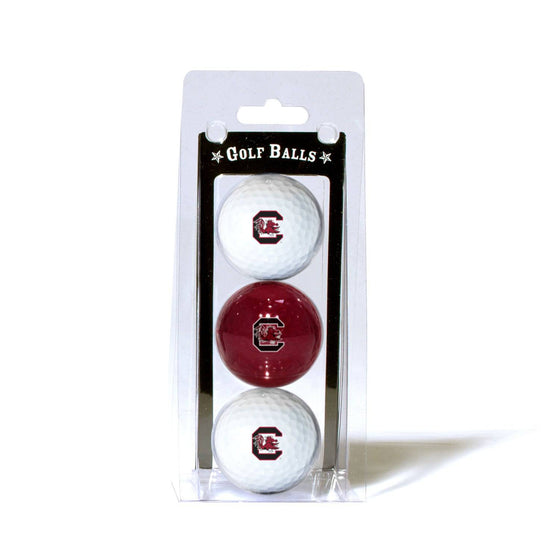 South Carolina Gamecocks 3 Golf Ball Pack - 757 Sports Collectibles